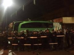 In Ivano-Frankivsk, football fans fought with policemen - PHOTOS,
