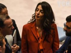 Elegant Amal Clooney returned to work three months after the birth of her children