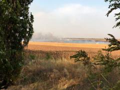 На Україні горять військові склади