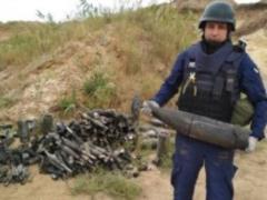 A half thousand ammunition was confiscated from the warehouses in the Donetsk region