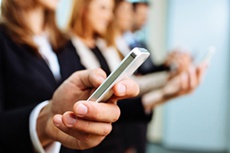 Analysts reported growth in the mobile devices market for business needs