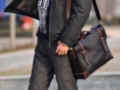 Shoulder bag - practical, stylish, timeless accessory for men