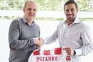 Claudio Pizarro moved to Cologne on a free transfer