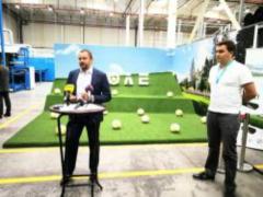 A plant for the production of artificial coatings was opened near Kiev