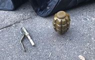 В Киеве полиция задержала мужчину с гранатой