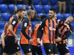  Shakhtar  with Ukrainian Marlos defeated the  Carpathians  in Kharkov