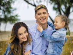 Eurovision host Ostapchuk showed his wife and little daughter