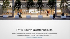 In November, Apple will talk about financial successes