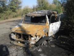 Під Харковом невідомі з гранатомета обстріляли автомобіль