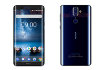 Render Nokia 9 in blue
