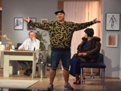 In the new release of the show  Funny Games  stars of the  League of Laughter  will show a parody of the group MOZGI