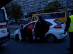 В столице  скорая  попала в ДТП