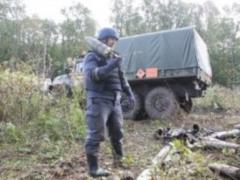 В районе Калиновки продолжают находить боеприпасы