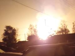 В Подмосковье загорелся газопровод