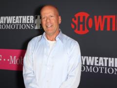 Bearded Twins: Bruce Willis and his assistant came out