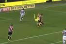 Did not learn to fall: goalkeeper Sheffield fell face on the lawn and brought a goal