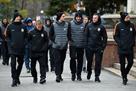 Miner out for a walk before the match with Feyenoord