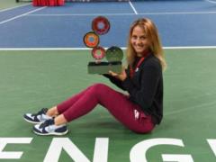 Ukrainian tennis player Kostyuk rose to a record second place in the world ranking