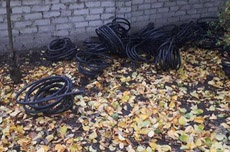 Two pavlogradtsy earn a penny from the telephone cable