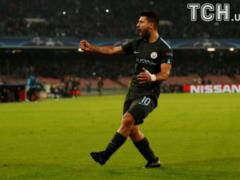 Aguero became a super-bomber  Manchester City  in a match with  Napoli 