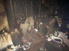 У Київській області згоріла квартира