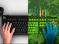 The computer keyboard was moved to virtual reality
