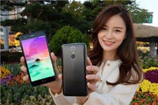 LG announced the smartphone X401 c wide-angle frontal