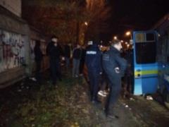 По факту драки футбольных фанатов в Киеве открыто дело, полиция задержала 79 человек