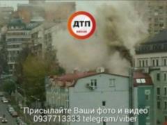 На Владимирской загорелся дом