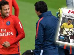 Neimar ignores Emery in training