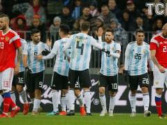 Argentina squeezed at the very end of Russia