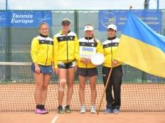 Украинская молодежная сборная по теннису завоевала первенство Европы
