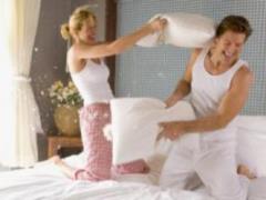 Gymnastics in bed