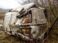 In Ternopil, the minivan turned over