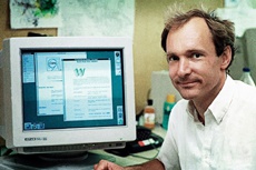 The day when the first page appeared on the Internet