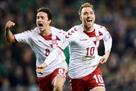 Hat-trick of Eriksen and a goal of Lord Bendtner in the review of the match Ireland - Denmark