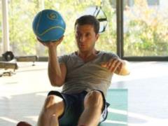 Muscular Zelensky boasted a bare torso after three months of training