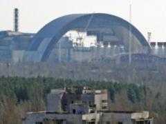 Near the Chernobyl NPP,  extreme tourists 