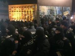 There was a scuffle in Kiev on Maidan