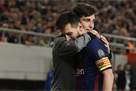Olympiakos fined because of a fan who hugged and kissed Messi