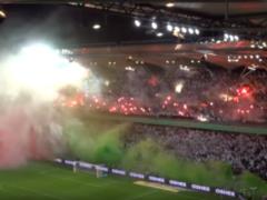 Fans of the Polish club staged an incredible performance on the championship game