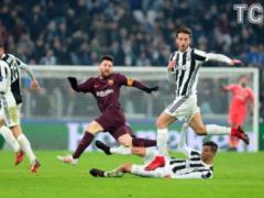  Barcelona  tied with  Juventus  and came in first place in the group