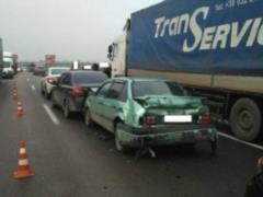 Large-scale road accidents in Lviv