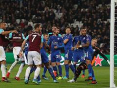 West Ham scored the first point under Moyes, but remained in the relegation zone