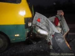 In Kharkov, the bus collided with a car, there is a victim