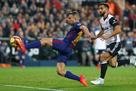Valencia could not keep victory over Barcelona