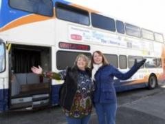 In Britain, the decommissioned bus was turned into a shelter for the homeless