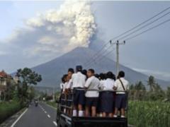 In Bali, the airport resumed work