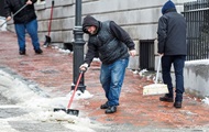In Kiev, because of the ice on the floor for half a day, 69 people were injured
