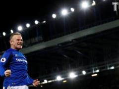 Legendary Rooney scored an incredible ball from center field